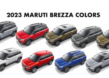 2023 Brezza from Maruti Suzuki New Maruti Brezza 2023 model colors all colors