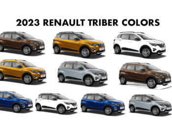 All New 2023 Renault Triber Colors - New Triber 2023 model color options