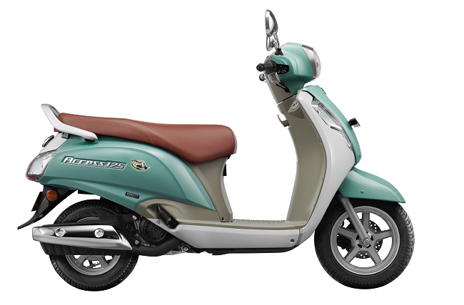 2023 Suzuki Access 125 Green Color SPECIAL EDITION Option (Solid Ice Green / Pearl Mirage White) 2023 Access 125 Green Color Special Edition