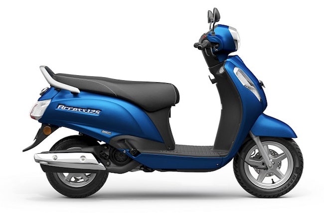 2023 Suzuki Access 125 Greenish Blue Color Option (Metallic Dark Greenish Blue) 2023 Access 125 Greenish Blue Standard Edition