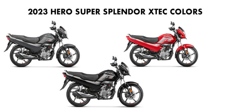 2023 Hero Super Splendor Colors All Colors New Super Splendor XTEC 125