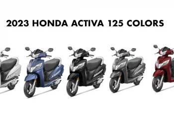2023 Honda Activa 125 Colors: Red, Grey, Black, Blue, White
