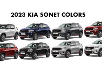 2023 Kia Sonet Colors: Red, Blue, Grey, Silver, White