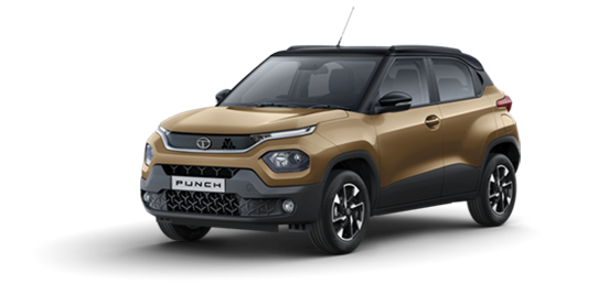 2023 Tata Punch Bronze with Black Color (Meteor Bronze with Black roof)
