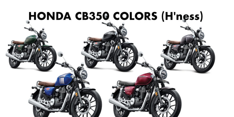 2023 Honda CB350 Colors - All New Honda Hness CB350 Colors