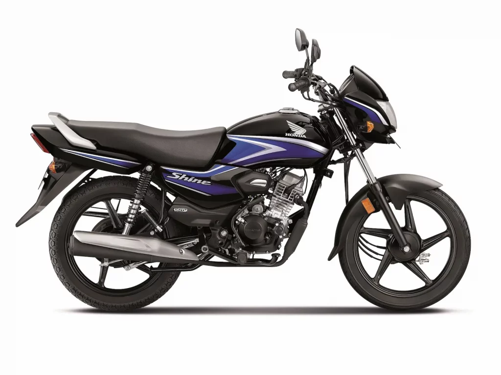2023 Honda Shine 100 Blue Color (Black with Blue Stripes)   