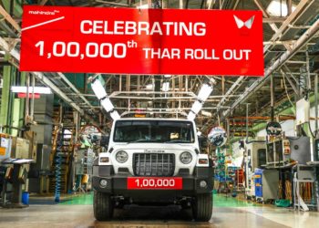 New Mahindra Thar crosses production of 100,000 units