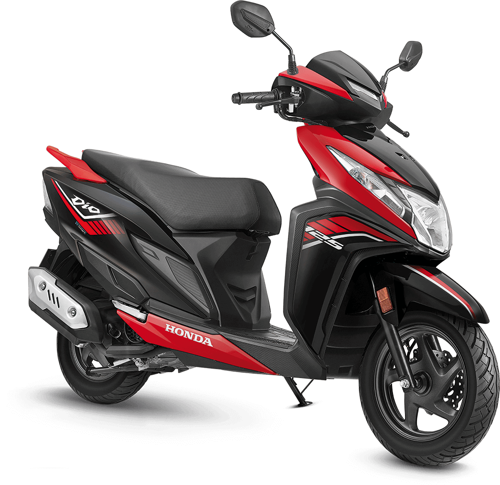2023 Honda Dio 125 Red Color ( Sports Red )