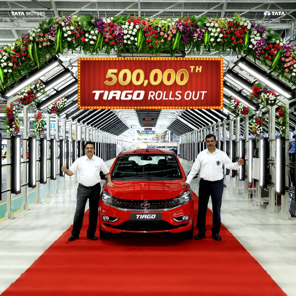 Tata Tiago 5 lakh units