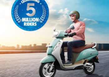 Suzuki rolls out 5 millionth Access 125 from Gurugram plant