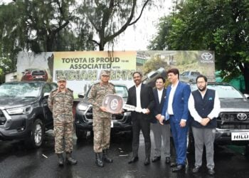 Toyota delivers fleet of Hilux to the Indian Army