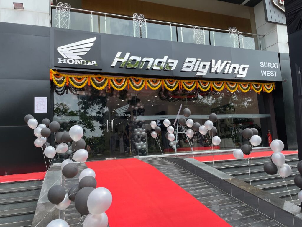 Honda BigWing showroom Surat West in Gujarat