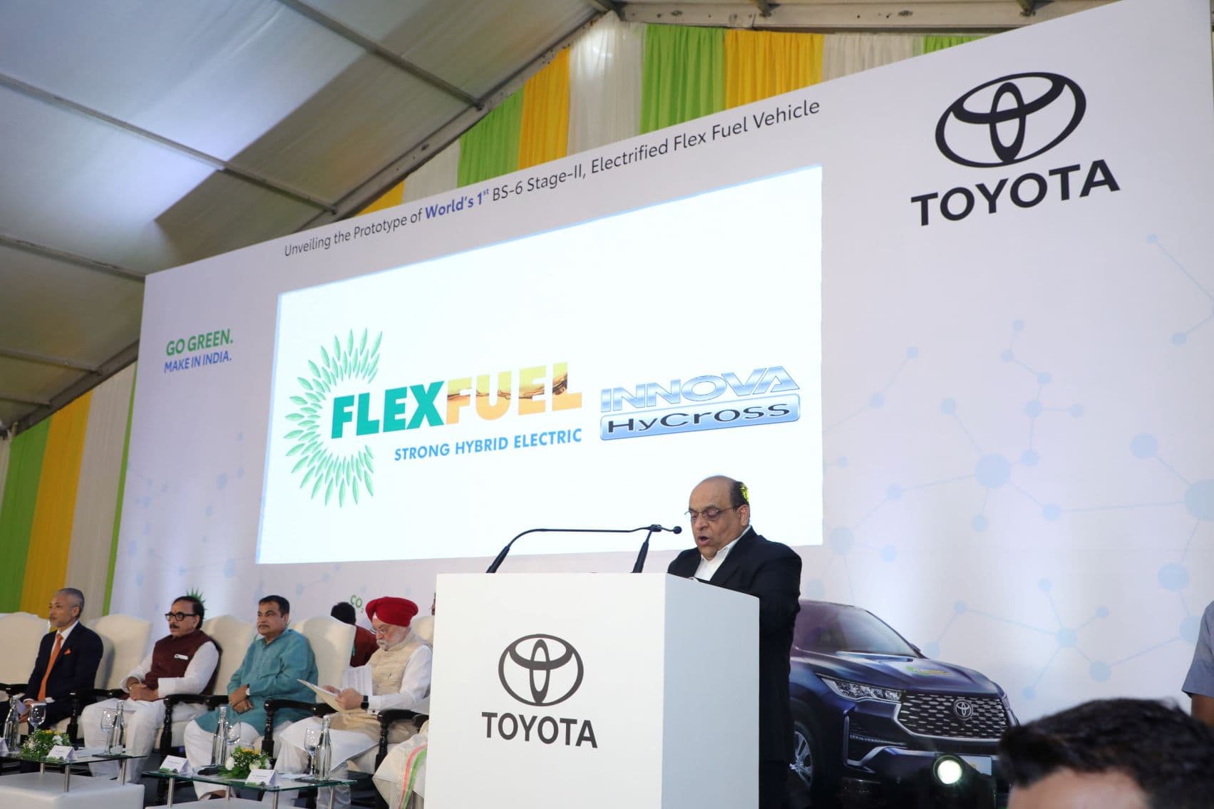 Toyota Unveils Prototype of the World's First BS6 Electrified Flex Fuel ...