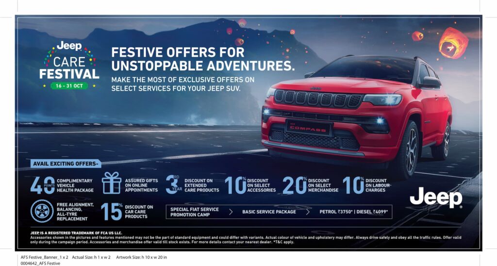 Jeep Care Festival Special Offers October 2023