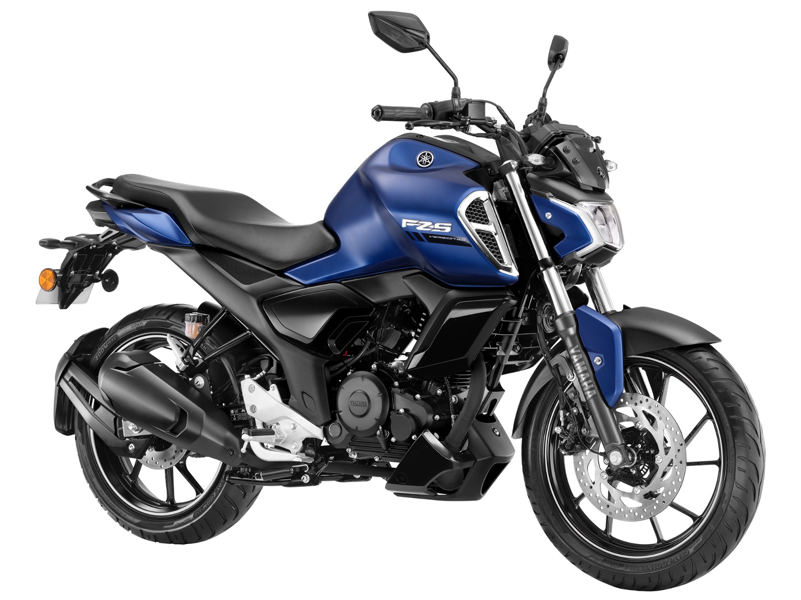 Yamaha FZ-S V4 Dark Matte Blue, Matte Black Colors launched - Price 1 ...