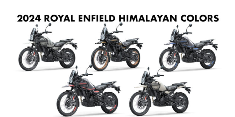 2024 Royal Enfield Himalayan Colors - All Color options
