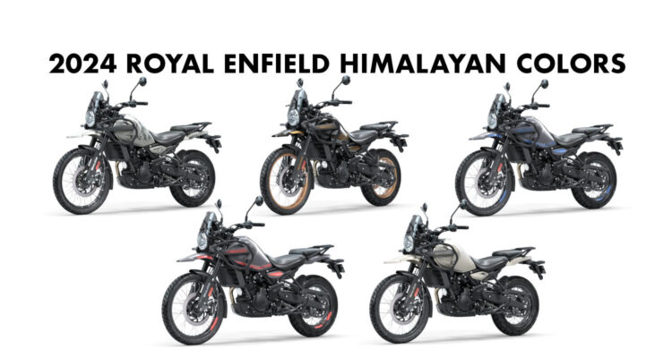 2024 Royal Enfield Himalayan Colors - All Color options