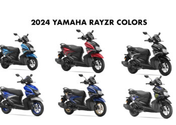 Yamaha RayZR 2024 Model All Color options