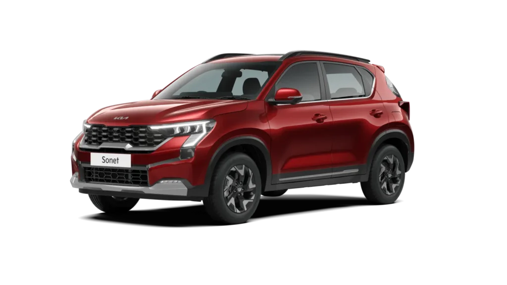 2024 Kia Sonet Red Color (Intense Red)