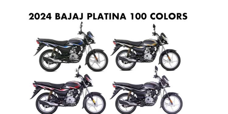 2024 Bajaj Platina 100 Colors - All New Platina 100 Color Options - Platina