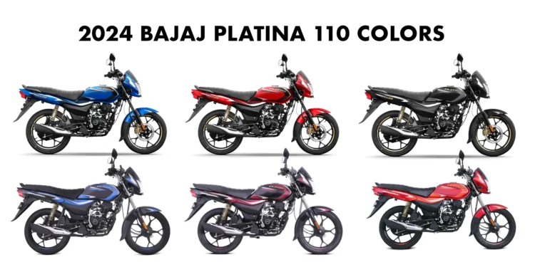 2024 Platina 110 Colors - All new Platina 110 Colors