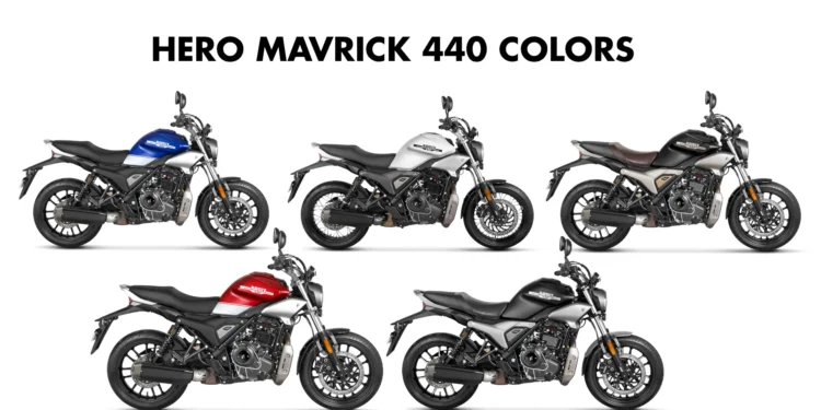 2024 Hero Mavrick 440 Motorcycles - New 440cc Hero Mavrick Colors