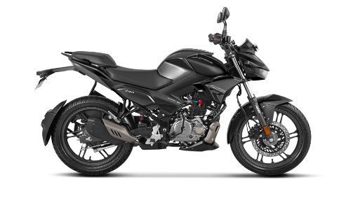 2024 Hero Xtreme 125R Black Color (Stallion Black) - 2024 Hero Xtreme 125cc bike in Stallion Black color