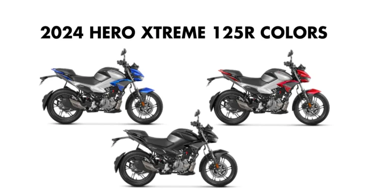 2024 Hero Xtreme 125R Colors - All Colors New 2024 Hero Xtreme 125R All Colors