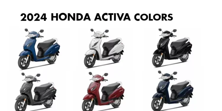 2024 Honda Activa Colors - 2024 Activa Colors