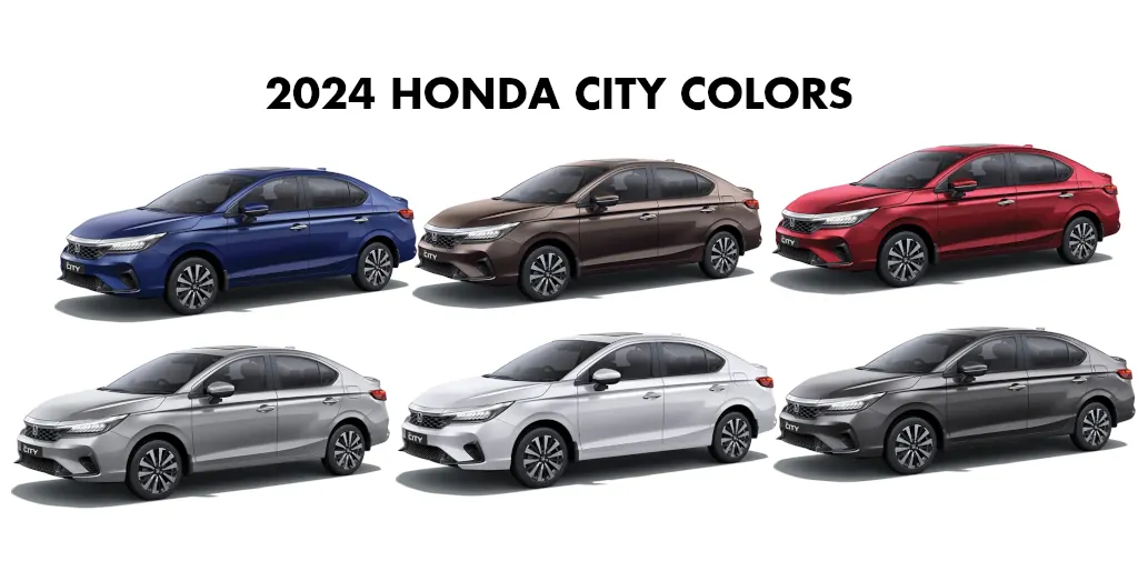 Honda City Colors 2024 Model