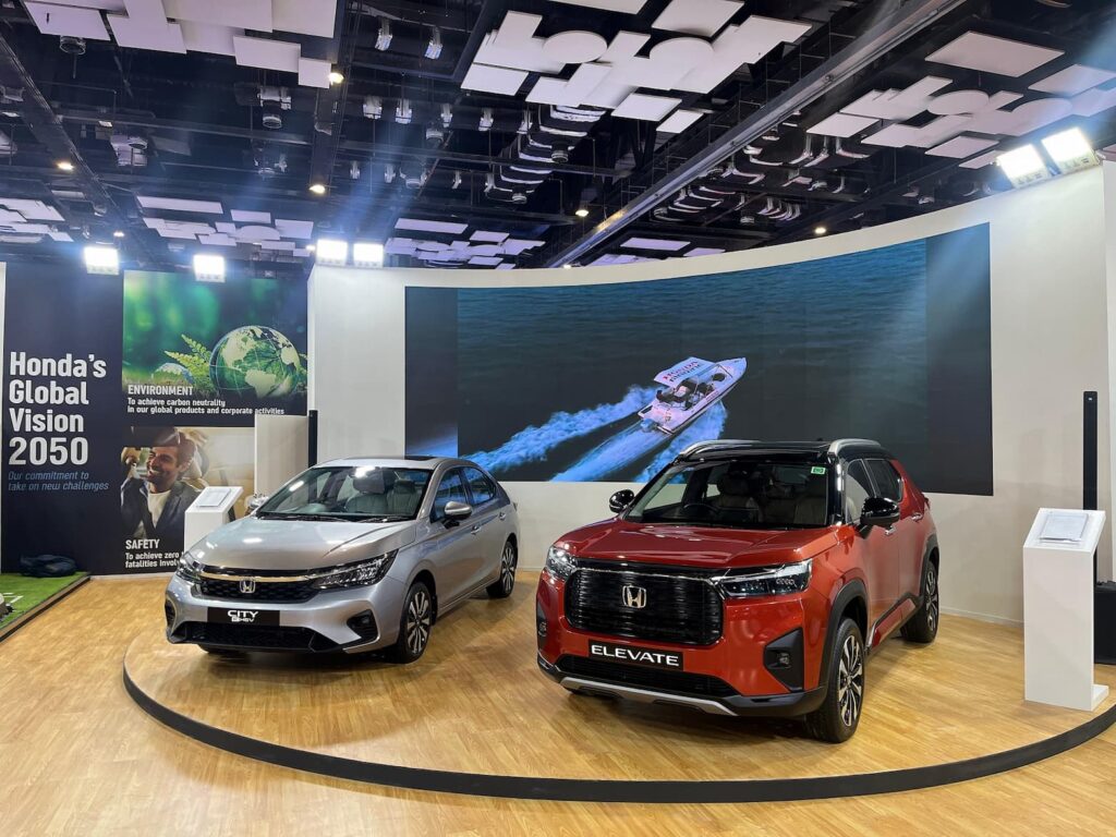 2024 Honda Elevate SUV Display at Bharat Mobility Global Expo 2024