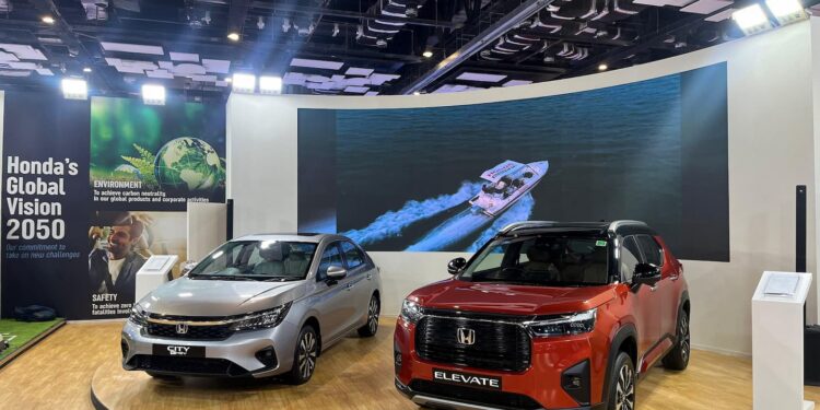 2024 Honda Elevate SUV Display at Bharat Mobility Global Expo 2024