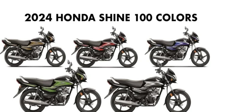 2024 Honda Shine 100cc Colors - New 2024 Honda Shine 100 Colors All Colors Shine 100 2024 Model