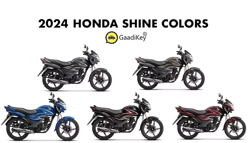2024 Honda Shine Colors - All Color Options 2024 Honda Shine 125cc motorcycle