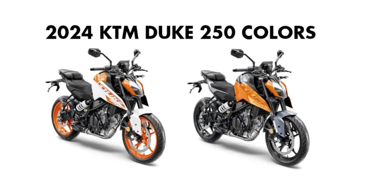 KTM Duke 250 2024 Model All Colors - New Duke 250 Color options 2024 model