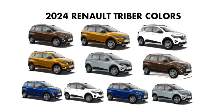 2024 Renault Triber Colors - All Colors