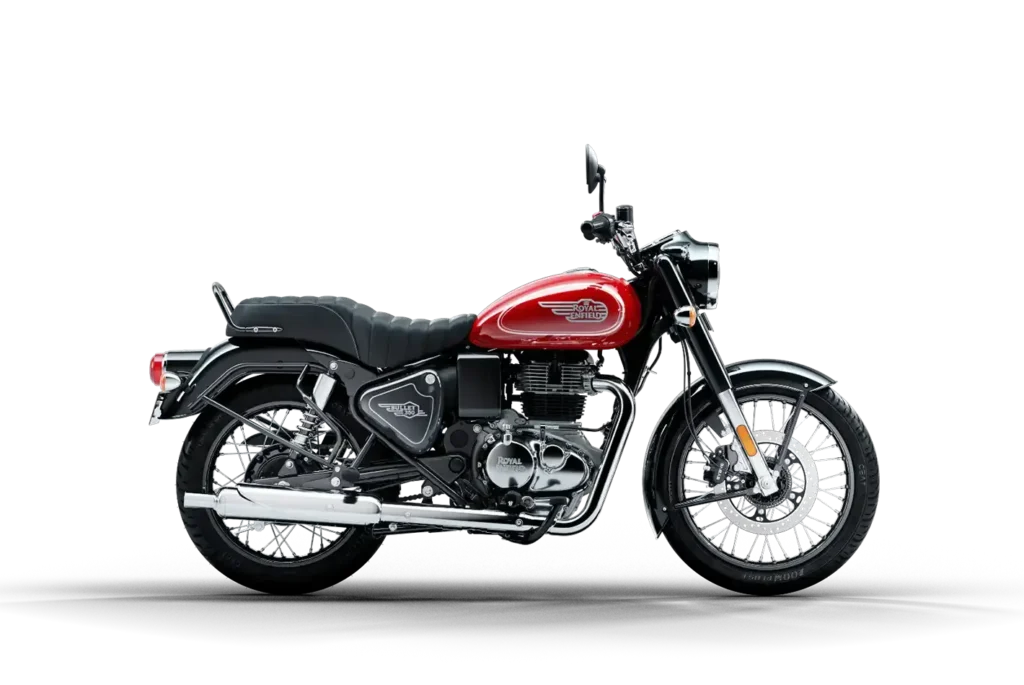 2024 Royal Enfield Bullet 350 Military Silver Red Color (Military Silver Red)