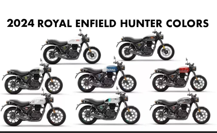 2024 Royal Enfield Hunter 350 Colors - New Royal Enfield Hunter 350 All Color options with Photos