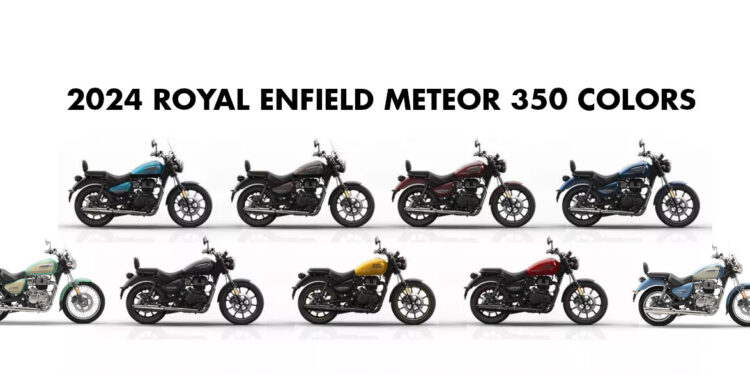 2024 Royal Enfield Meteor 350 Colors - New 2024 Meteor 350 All Colors