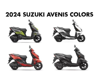 2024 Suzuki Avenis Colors - All Colors of New 2024 Avenis Scooter