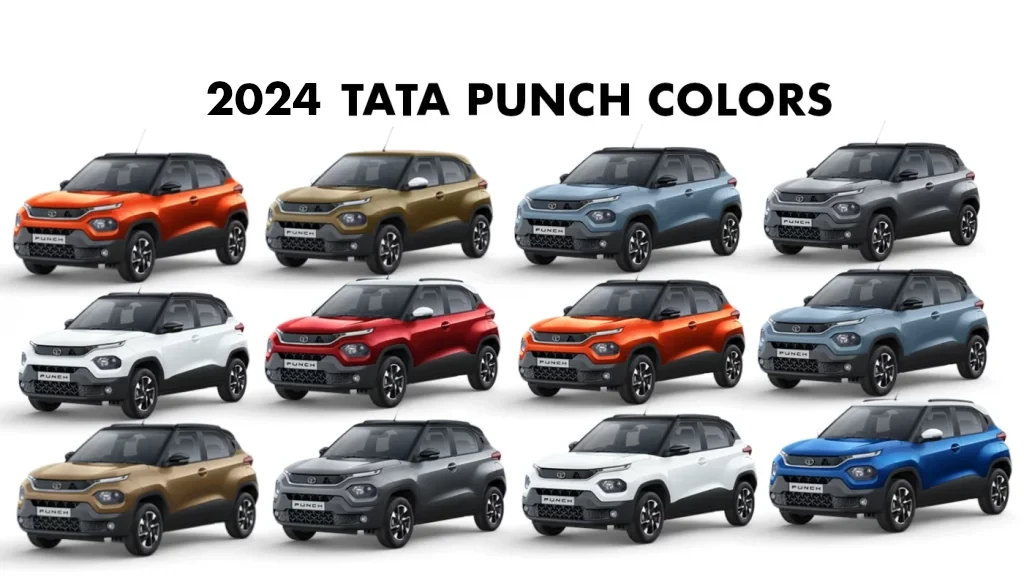 2024 Tata Punch Colors - New 2024 Punch Colors All Images New Tata Punch 2023 Model year -
