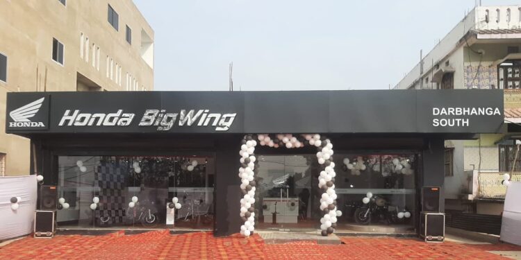 Honda BigWing Showroom in Darbhanga, Bihar