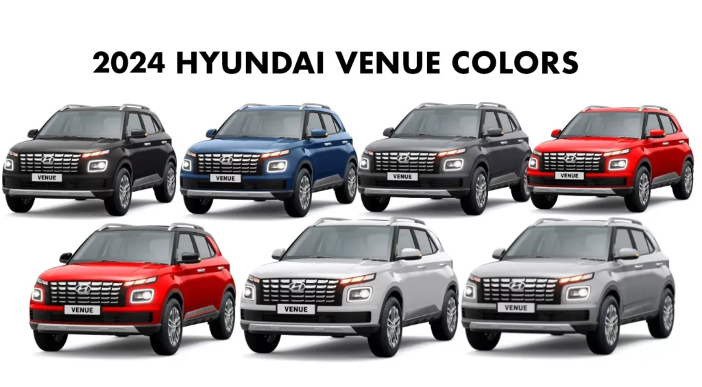 Hyundai Venue 2024 Model - New 2024 Hyundai Venue SUV All Colors - Venue 2024