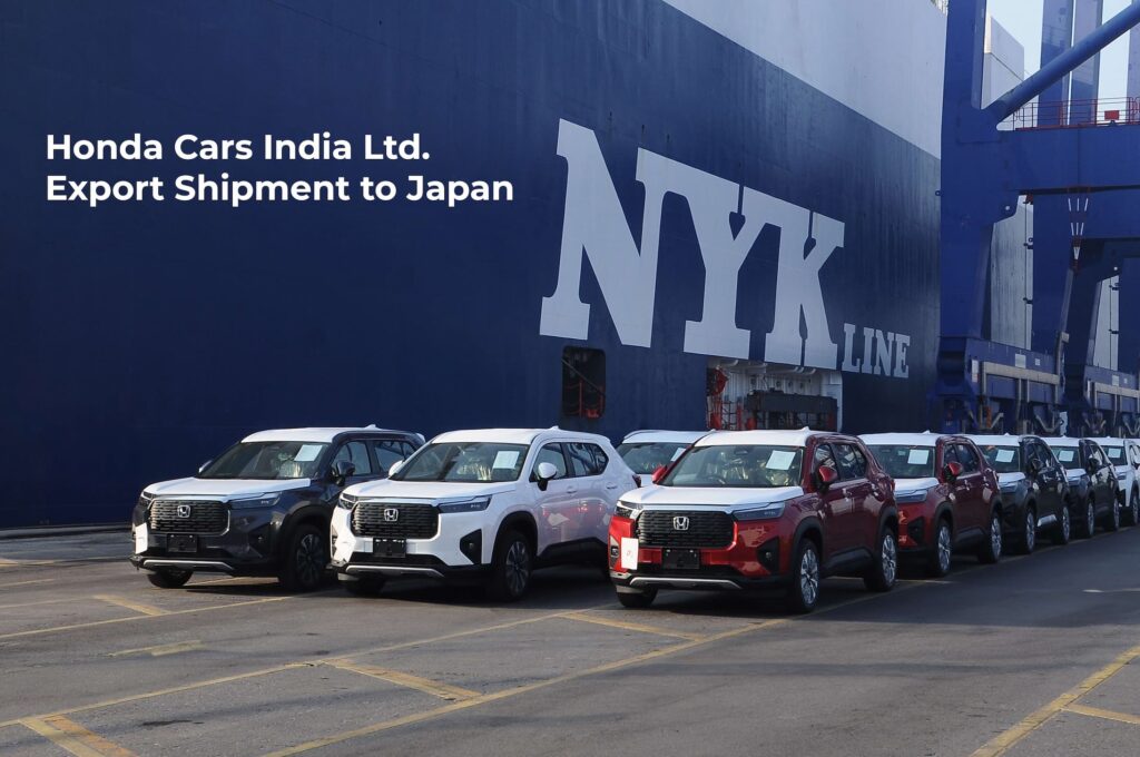 Honda Cars India Shipment to Japan
