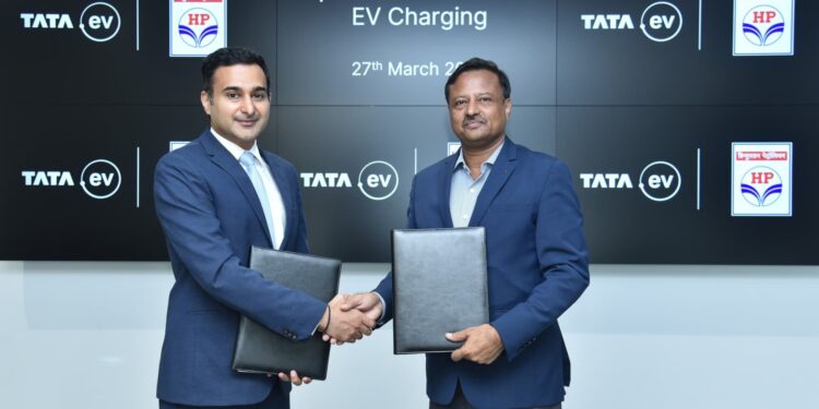 Tata and HPCL sign an MoU to optimize charging infrastructure in India