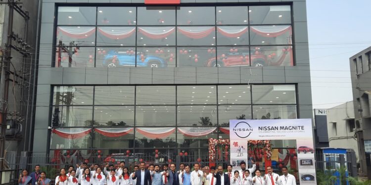 Nissan showroom in Durgapur