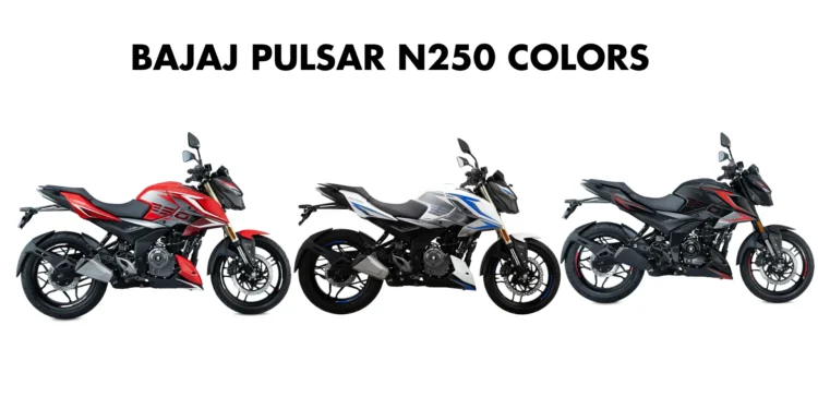 2024 Bajaj Pulsar N250 All Colors - New Pulsar N250 motorcycle colors