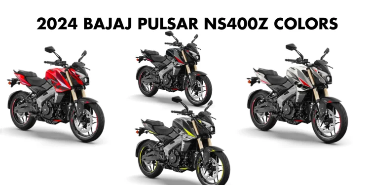 2024 Bajaj Pulsar NS400 Colors All Colors Images