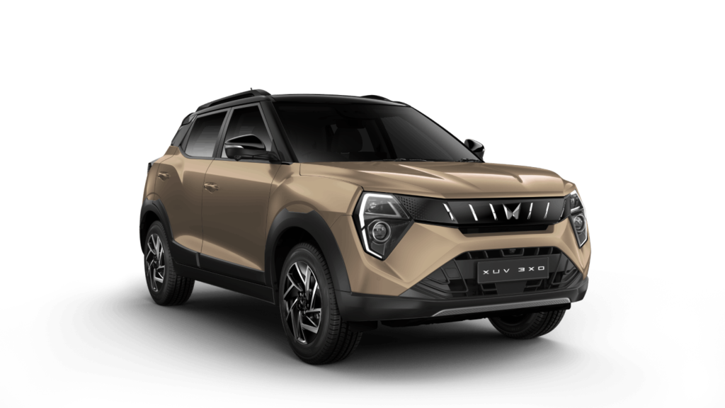 2024 Mahindra XUV 3XO Beige and Black Color ( Dune Beige and Stealth Black)