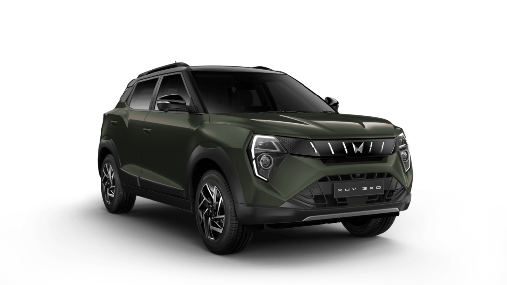 2024 Mahindra XUV 3XO Deep Forest and Grey Color ( Deep Forest and Galvano Grey)